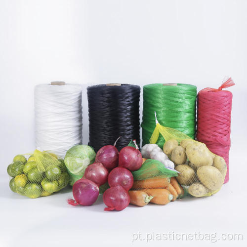 Rolo de bolsa de malha de plástico pe para frutas